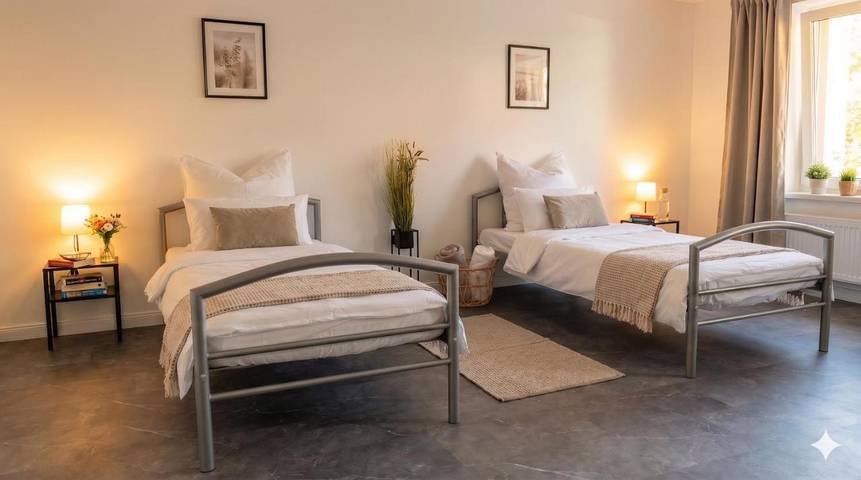 Ferienwohnung für 3 Personen, mit Ausblick und Garten, kinderfreundlich in Itzehoe