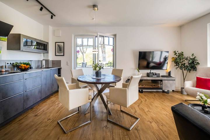 Ferienwohnung für 4 Personen, mit Terrasse am Hafen Büsum