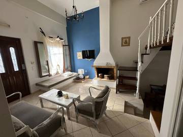 Gîte pour 3 personnes, avec vue et terrasse dans Άσος