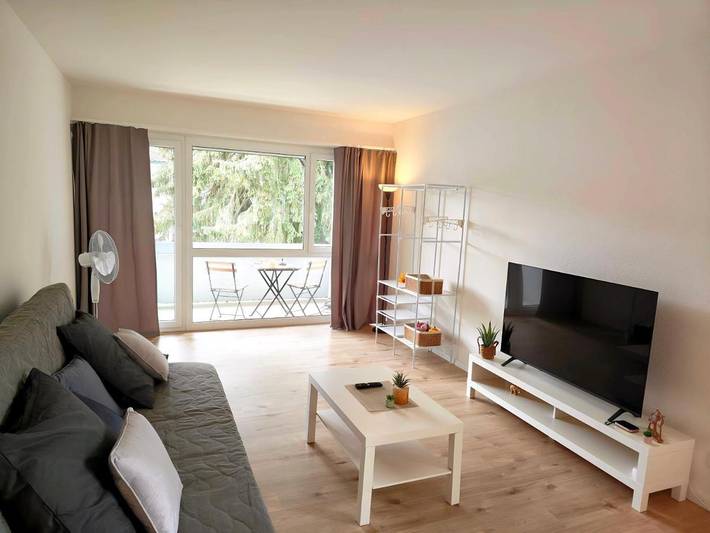 Ferienwohnung für 6 Personen, mit Balkon und Garten sowie Ausblick in Bern