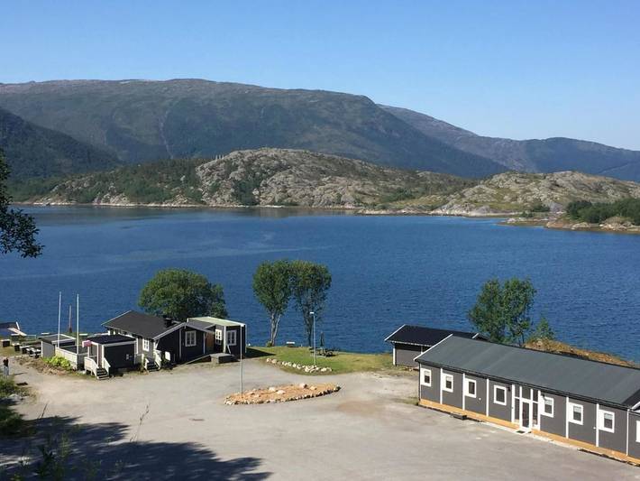 Camping for 2 personer, med terrasse og utsikt i Nordland