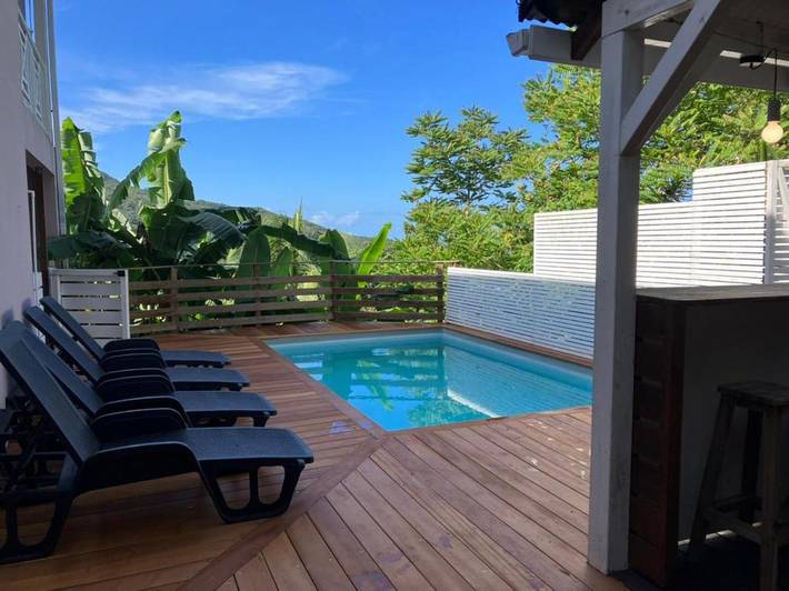 Location de vacances pour 10 personnes, avec jardin ainsi que vue et piscine dans Anse à l'Ane - 4