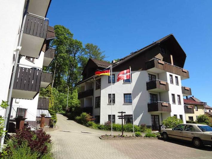 Ferienwohnung für 5 Personen, mit Balkon und Garten sowie Sauna und Ausblick in Bad Sachsa