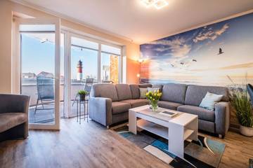Ferienwohnung für 2 Personen, mit Balkon am Hafen Büsum
