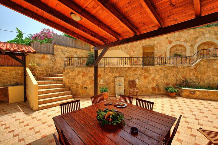 Villa für 12 Personen, mit Balkon und Terrasse sowie Pool in Chania und Umgebung - 3