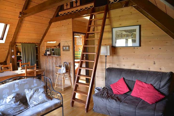 Entzückendes Chalet im Wald mit atemberaubendem Blick auf das Skigebiet. in Lans-en-Vercors, Parc naturel régional du Vercors