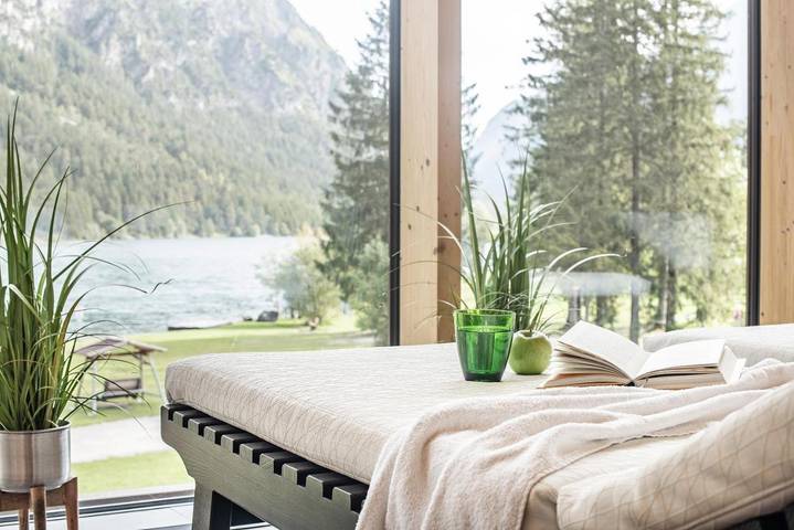 Hotel für 2 Personen, mit Sauna und Ausblick sowie Garten, mit Haustier in Heiterwang - 4