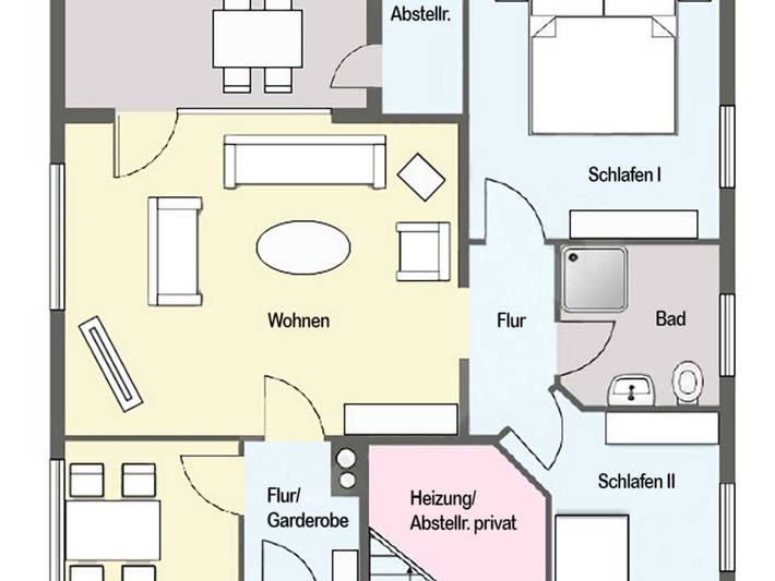 Ferienwohnung für 3 Personen, mit Terrasse und Garten in Carolinensiel - 3