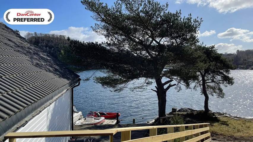 Ferienhaus für 7 Personen, mit Terrasse, mit Haustier am Fjord (Norwegen)