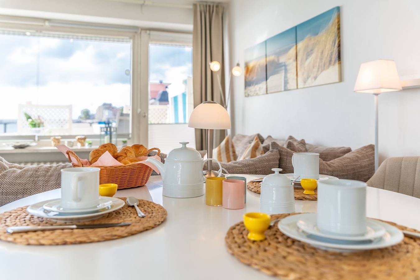 Ganze Wohnung, Ferienwohnung mit Terrasse 2- Zimmer in 1. Meerblick-Strandlage in Wyk auf Föhr (Stadt), Wyk auf Föhr
