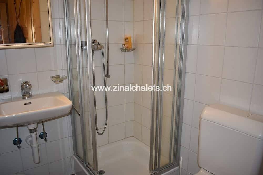 Einzelchalet in Zinal - 1 Schlafzimmer mit 1 Doppelbett (160x200) - Wohnzimmer - Kabelfernsehern - K in Ayer (Anniviers), Anniviers