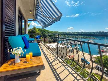 Ferienwohnung für 5 Personen, mit Balkon und Garten auf Krk