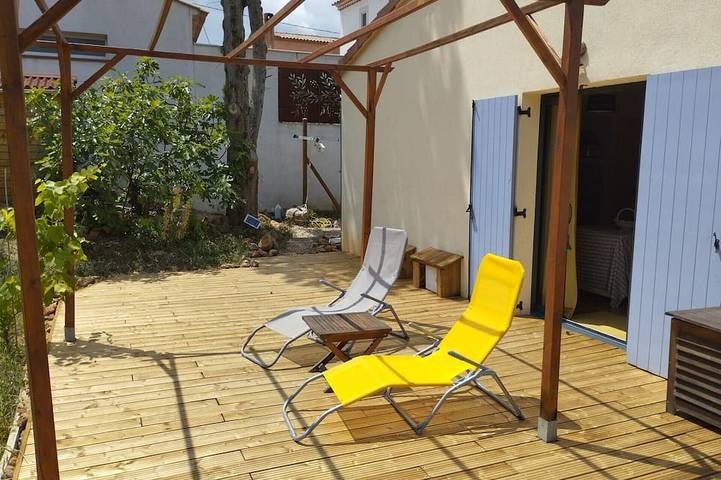Appartement de vacances pour 2 personnes, avec Terrasse et Jardin