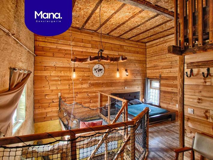 Maison de vacances pour 4 personnes, avec Terrasse et Jardin