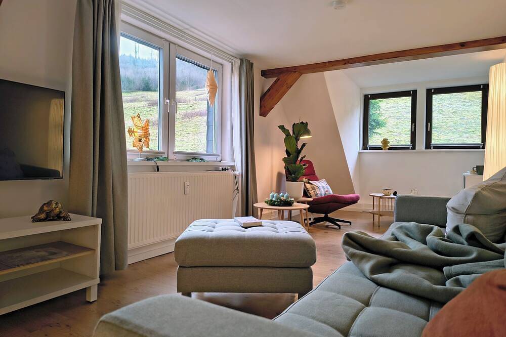 Ganze Wohnung, Ferienwohnung Mühlenteich By Hoheisel - Harz-Auszeit mit Bergblick in Osterode, Harzvorland