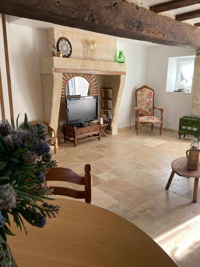 Location de vacances pour 4 personnes, avec jardin ainsi que vue et piscine à Genillé - 2