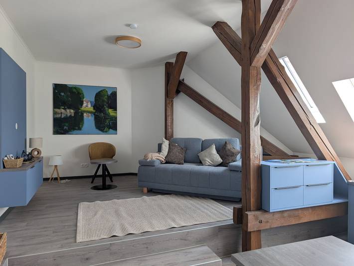 Ganze Ferienwohnung, Seequartier Lieske - Ferienwohnung Himmelblau in Neu-Seeland, Lausitzer Seenland