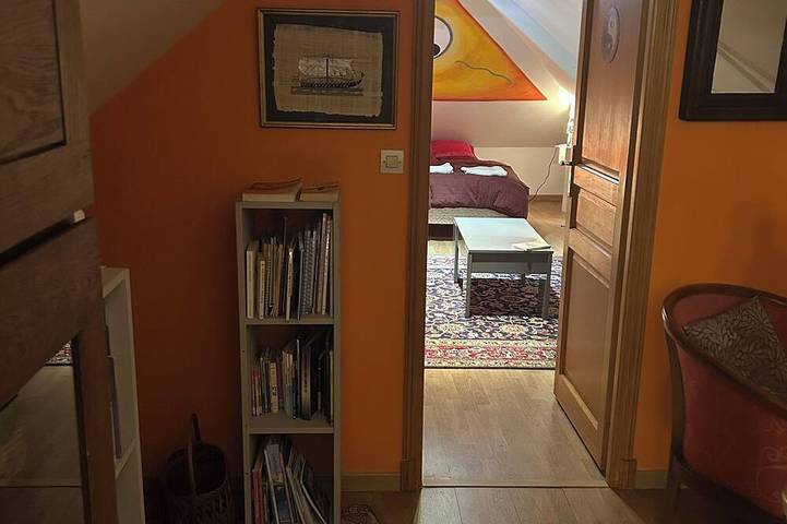 Large, comfortable room, parking spaces, pets welcome, bicycle garage in Étaples, Montreuil und Umgebung