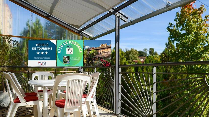 Gîte pour 6 personnes, avec jardin et balcon - 1