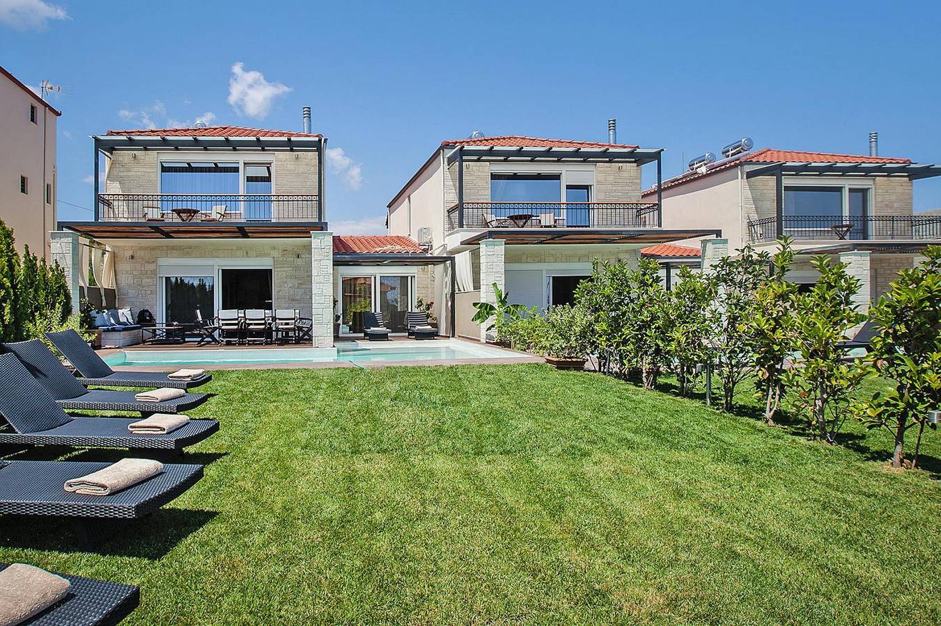 Villa am Meer mit privatem Pool in Kassandra