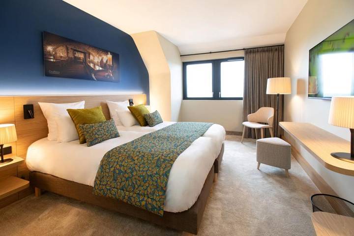 Hôtel pour 2 personnes, avec terrasse et piscine ainsi que vue et sauna à Gueberschwihr - 4