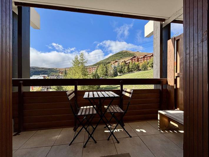 Appartement entier, Enchanteur 2 pièces pour 4 pers. avec balcon, Alpe d'Huez - proche pistes et centre in Huez, Parc national des Écrins