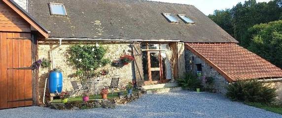 Maison de vacances pour 4 personnes, avec vue et jardin, animaux acceptés dans la Creuse