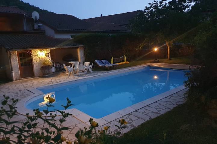 Maison de vacances pour 14 personnes, avec jardin, animaux acceptés