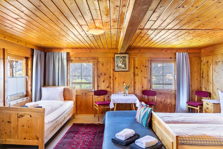 Bauernhof für 3 Personen, mit Garten und Balkon