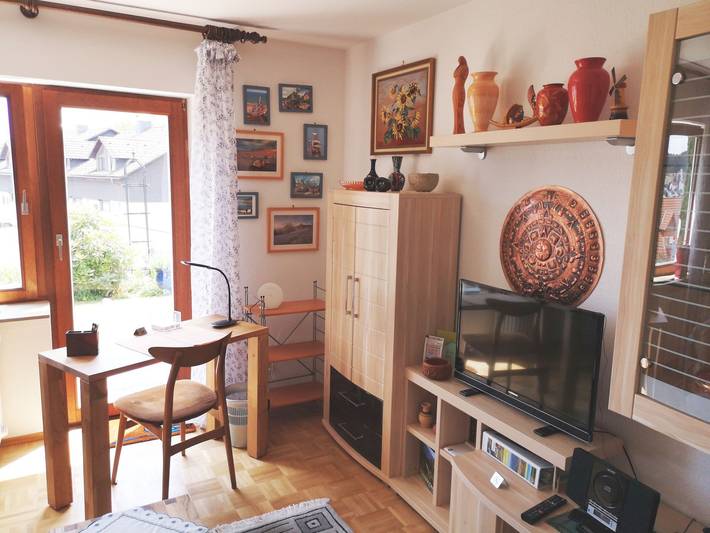 Studio für 2 Personen, mit Garten
