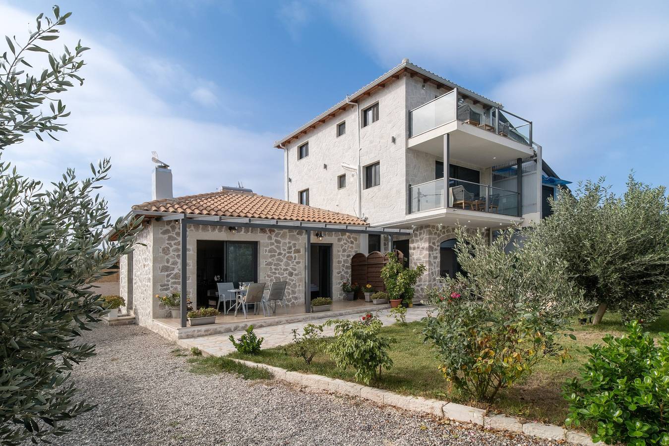 Villa avec vue sur le jardin 2' avec jardin partagé et Wi-Fi in Leucade Ville, Grèce