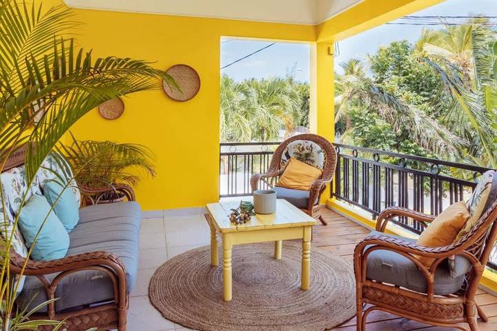 Appartement de vacances pour 6 personnes, avec jardin et terrasse