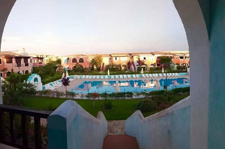 Maison de vacances pour 6 personnes, avec balcon ainsi que piscine et jardin - 1