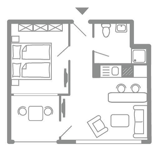 Ganze Ferienwohnung, Ferienwohnung"Wohnung am Meer" in Wittdün, Amrum