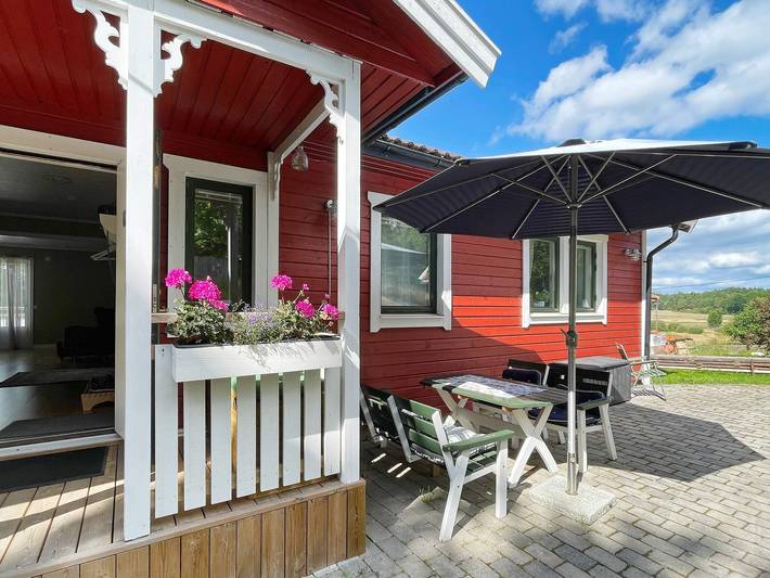 Hus för 6 Personer, med terass, barnvänlig i Östergötland
