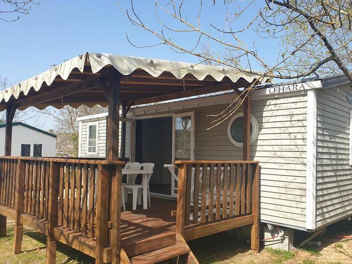 Mobil home pour 4 personnes, avec bassin pour enfant à Vogüé - 3