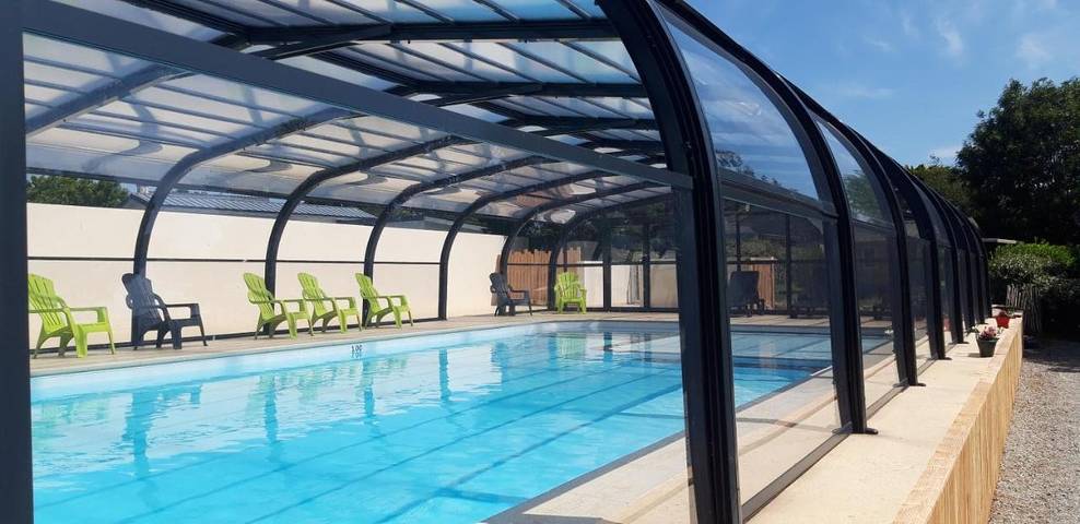 Location de vacances pour 2 personnes, avec piscine et sauna ainsi que terrasse et jardin, animaux acceptés à Treffiagat - 2