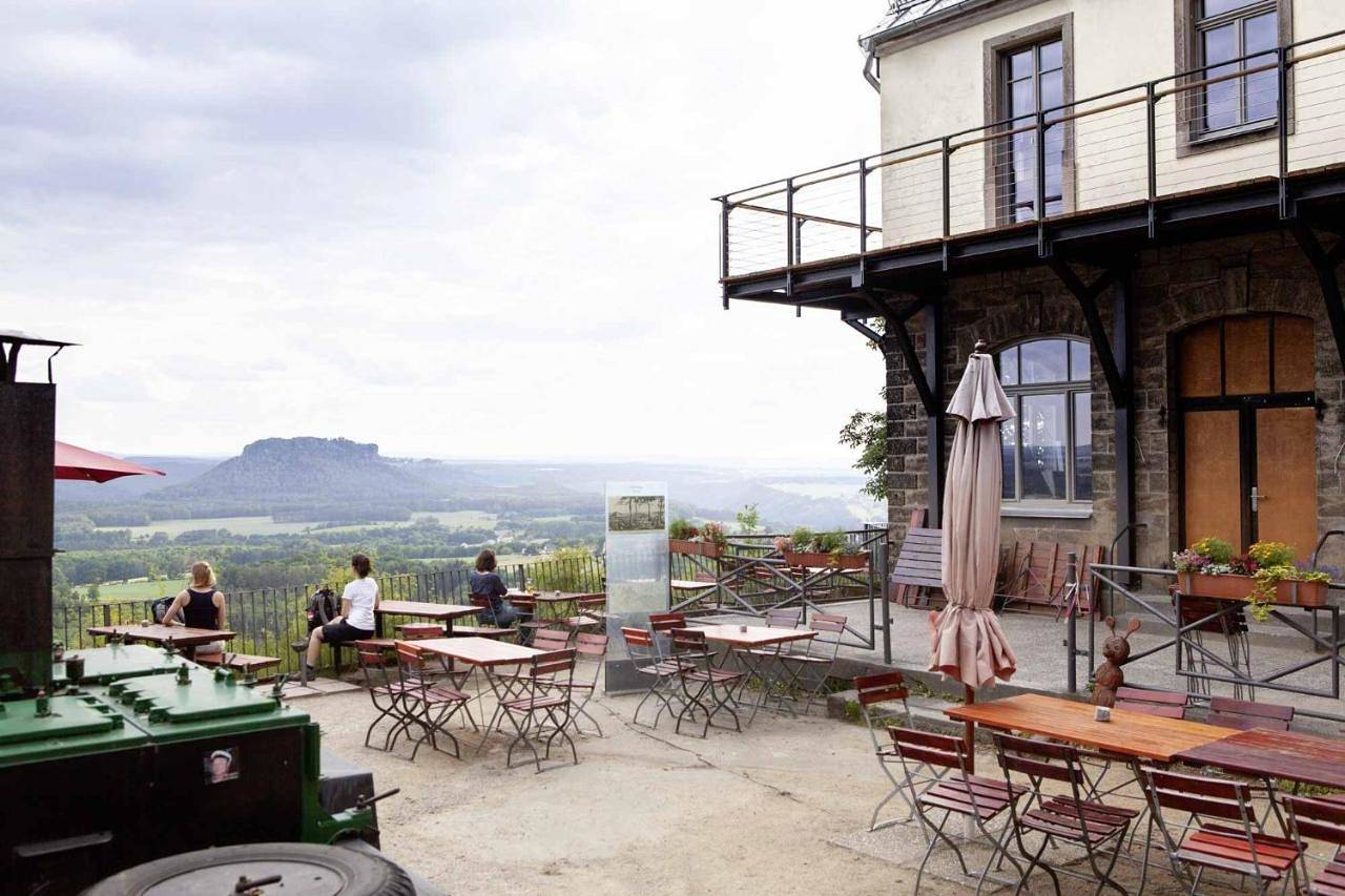 Brand-Baude in Hohnstein, Elbsandsteingebirge