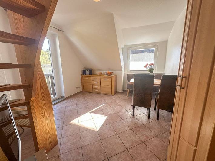 Ferienwohnung für 4 Personen, mit Balkon und Balkon/Terrasse sowie Garten und Ausblick in Thiessow - 4