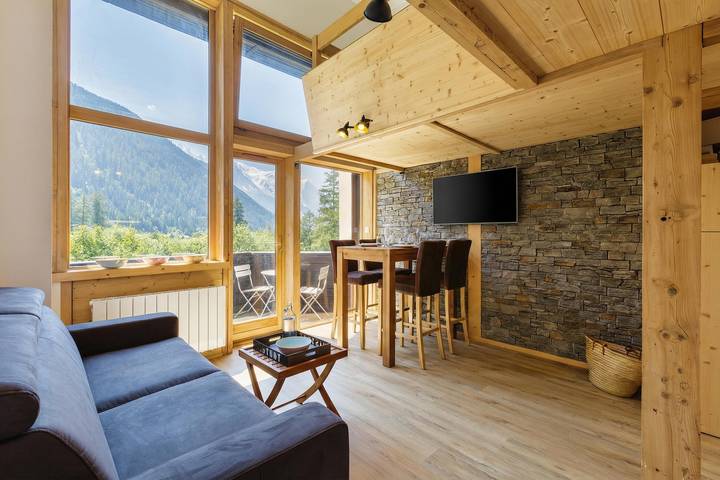 Gîte pour 4 personnes, avec balcon, adapté aux familles à Chamonix-Mont-Blanc - 2