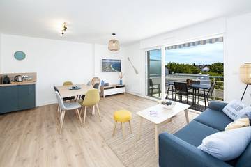 Gîte pour 6 personnes, avec balcon dans Office de Tourisme de Pornichet