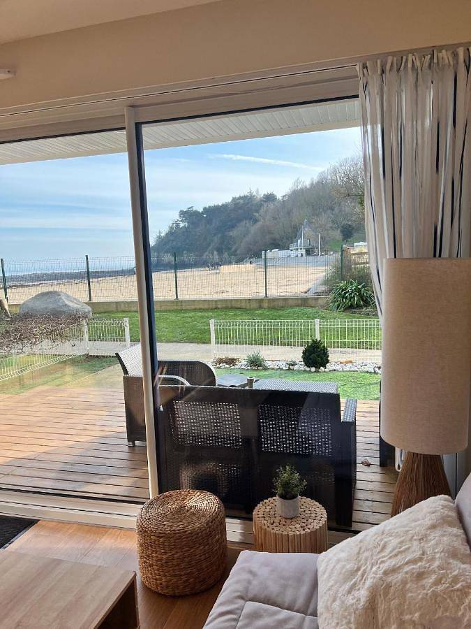 Gîte pour 4 personnes, avec vue et jardin dans Plage du Moulin - 4