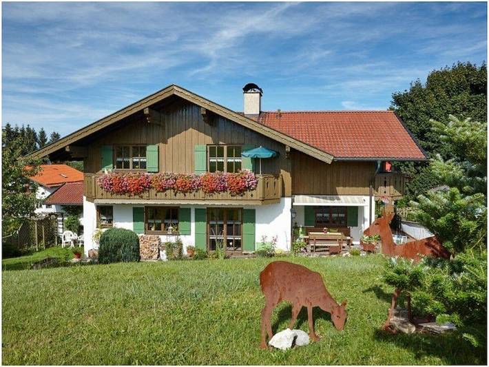 Ferienhaus für 2 Personen, mit Balkon und Garten sowie Sauna