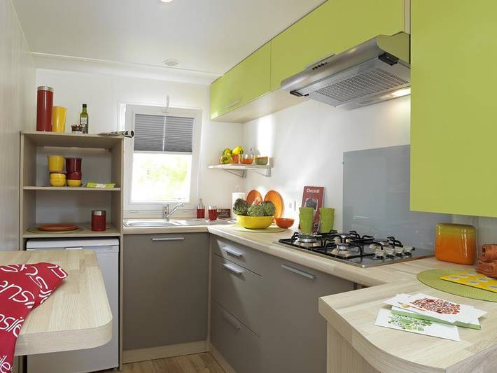 Camping L'Air Marin - Mobilheim 4 personen - Tampico - 2 Schlafzimmer - Sonntag in Vias Plage, Vias
