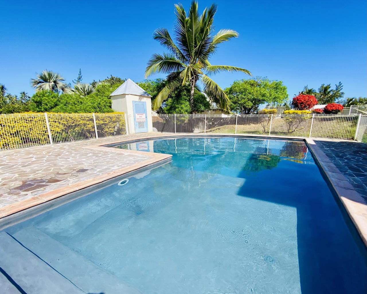 Appartement entier, Charmant appartement T1 en bord de mer avec piscine in La Saline les Bains, Saint-Paul (Réunion)
