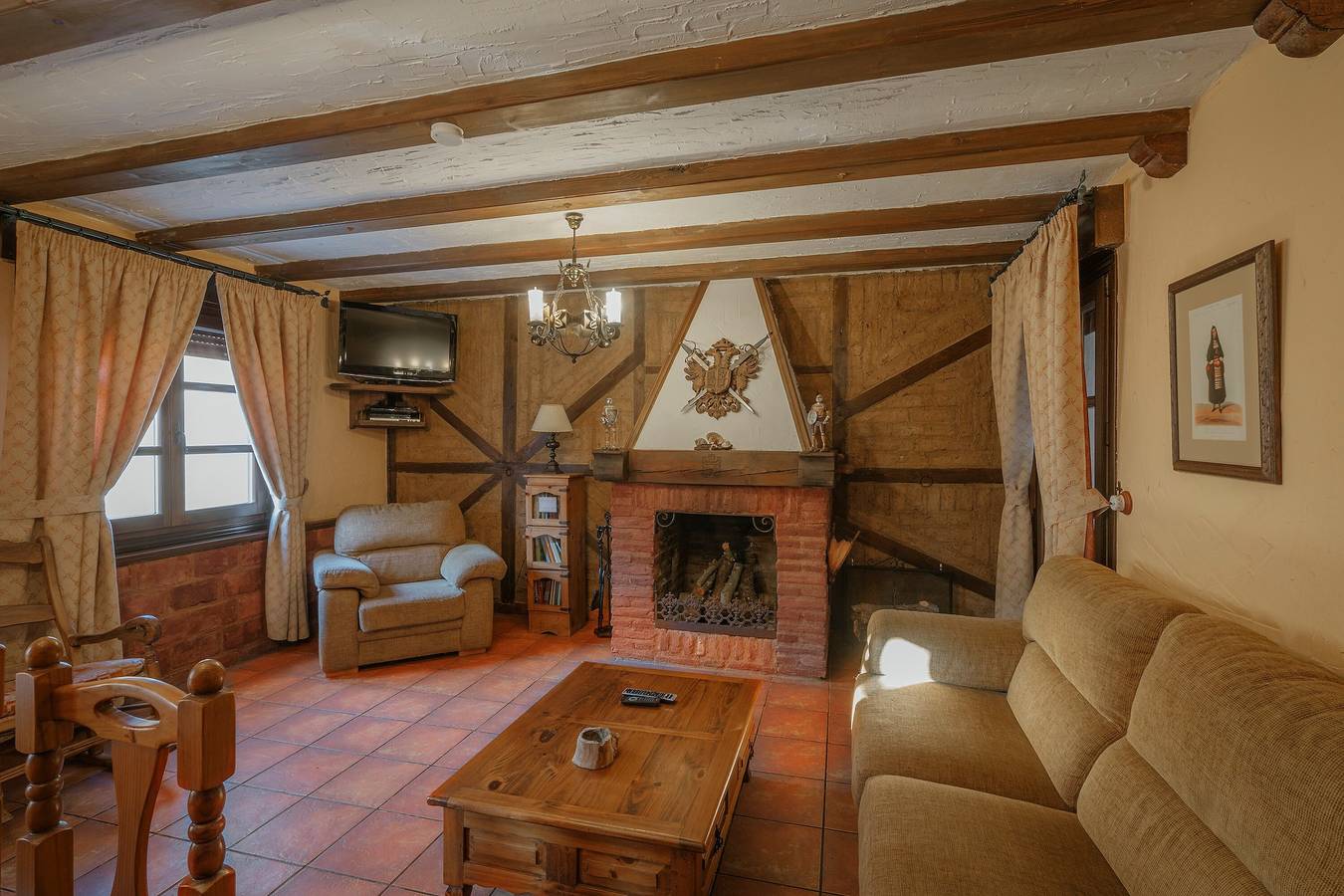 Casa rural 'De Urueña Casa De Ilustres' con terraza , jardín privado y balcón in Urueña, Provincia de Valladolid