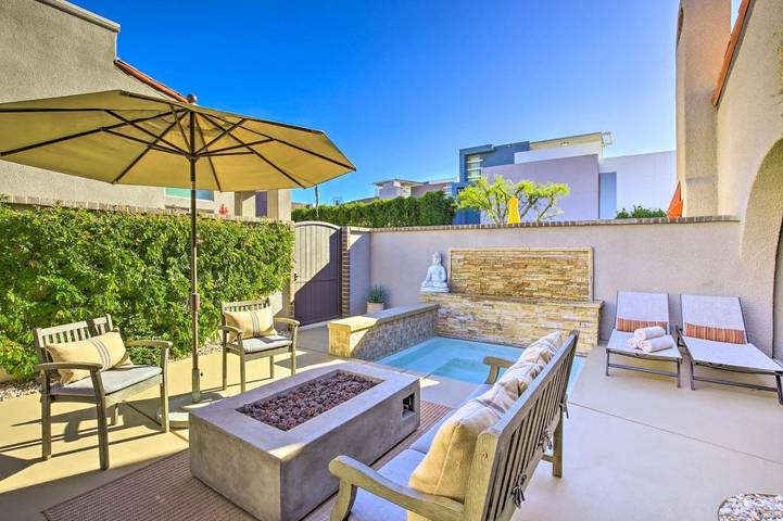 Lägenhet för 2 Personer, med pool samt trädgård och utsikt i Palm Springs