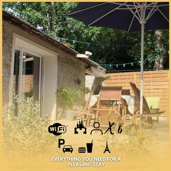 Location de vacances pour 6 personnes, avec jardin à Coulommiers (Seine-et-Marne)