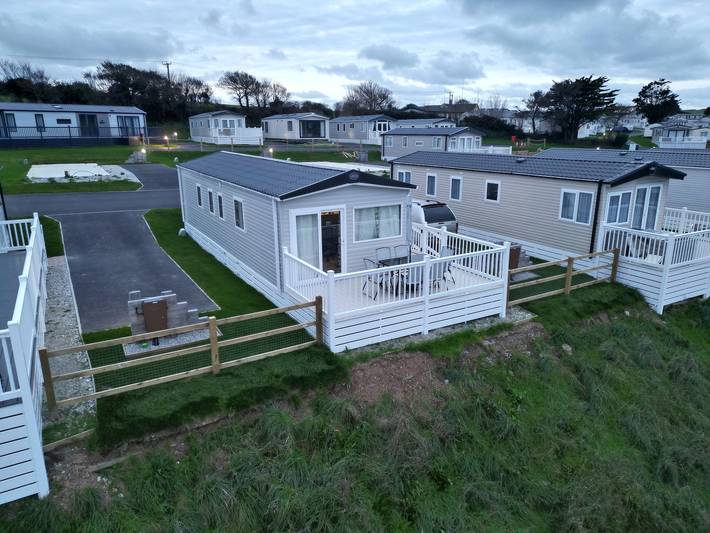Lodge pour 8 personnes avec piscine in Newquay, Cornouailles
