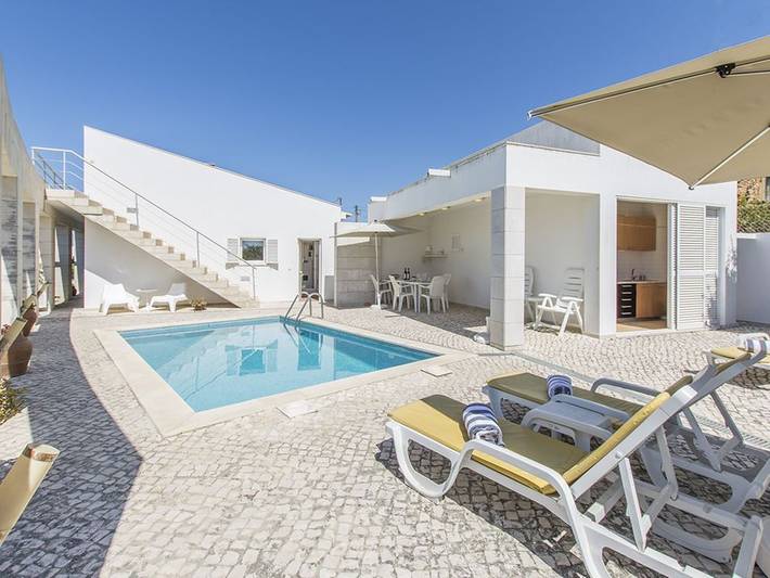 Casa rural para 9 personas, con piscina además de jardín y vistas al mar en Costa da Caparica - 4